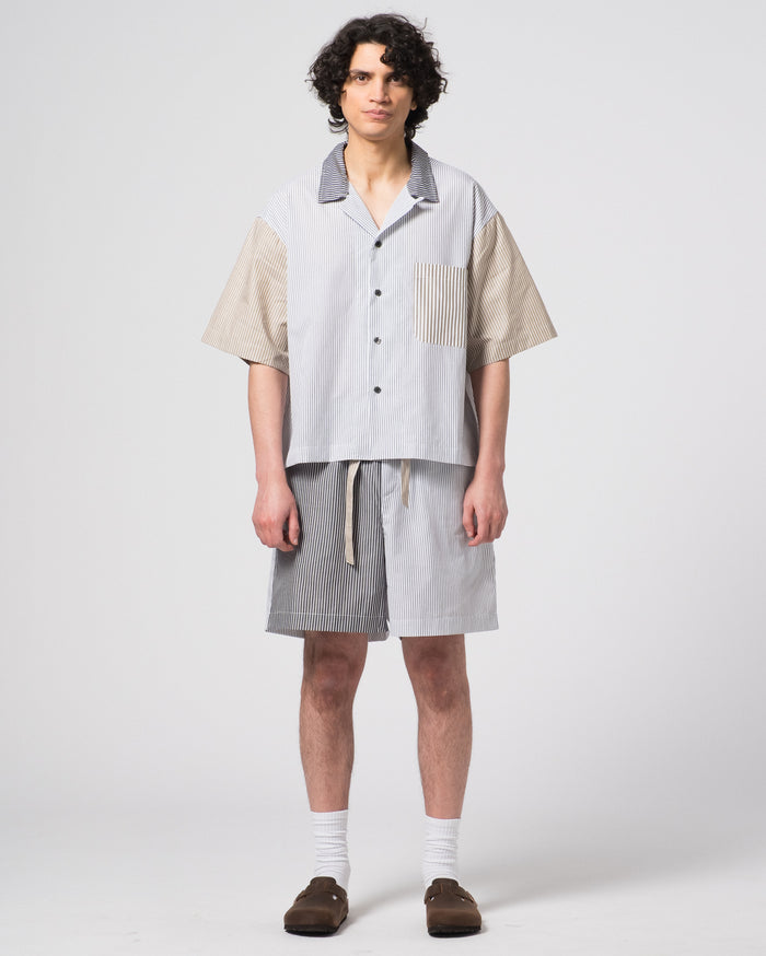 Eat Dust Summer Pyjama Mix & Match Stripes Brown