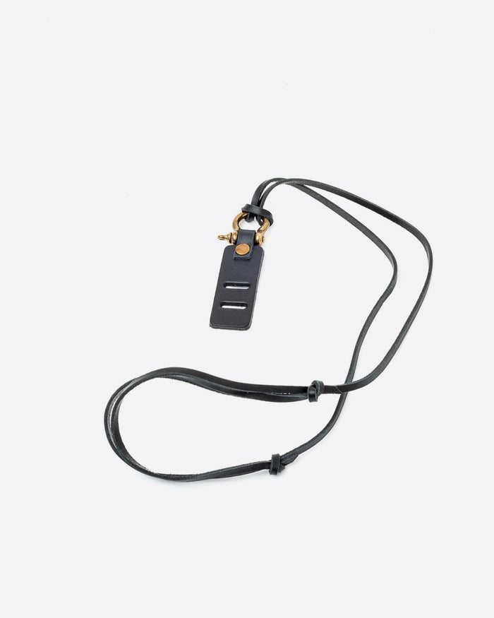 eat dust Sunglass Strap Leather Black