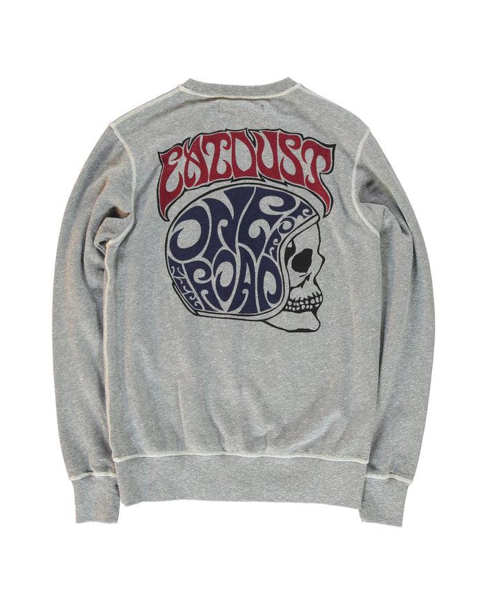 eat dust Sweat Skull Core Organic Fleece GM