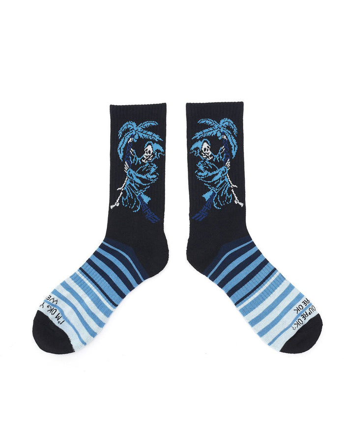 eat dust T.A.C Socks Reaper - Blue