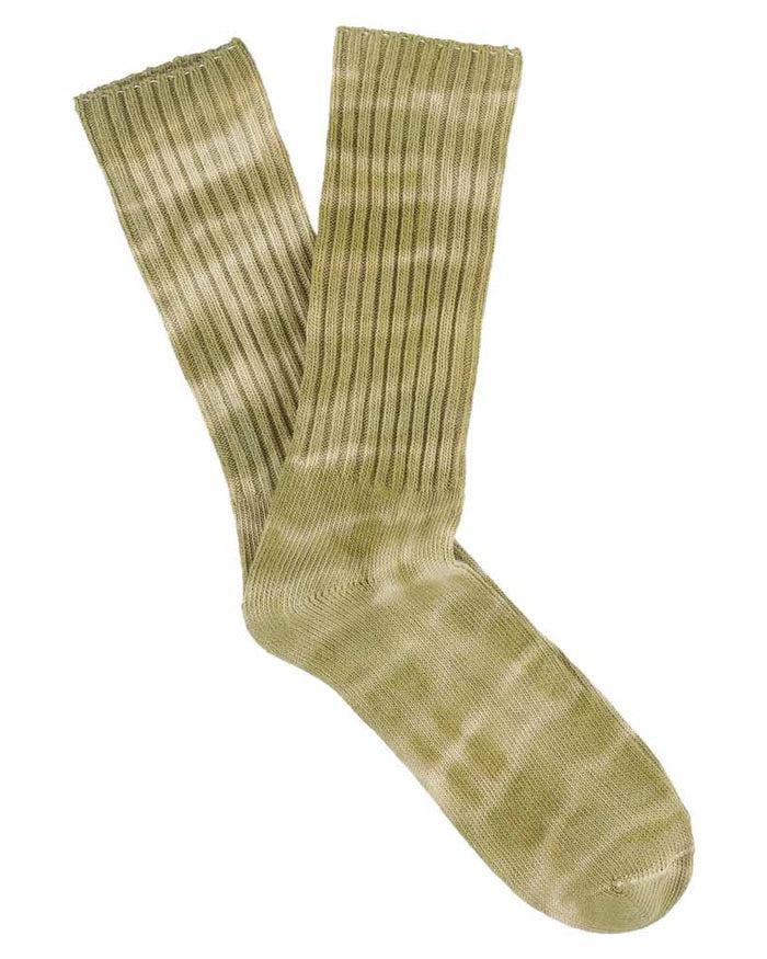 eat dust Tie Dye Socks Ecru/Gold