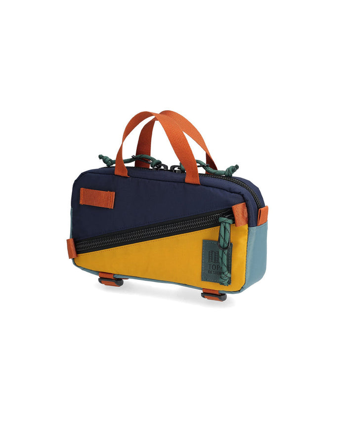 eat dust Topo Designs Mini Quick Pack Navy/Mustard
