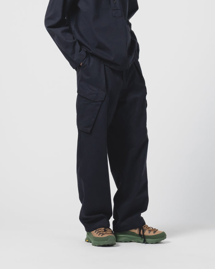 Eat Dust Trooper Pants Gabardine Satin Inkt