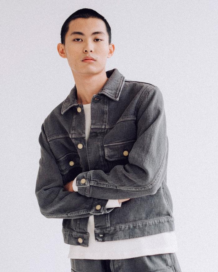 Eat Dust Type Dust Jacket A-Gi Cotton Asphalt