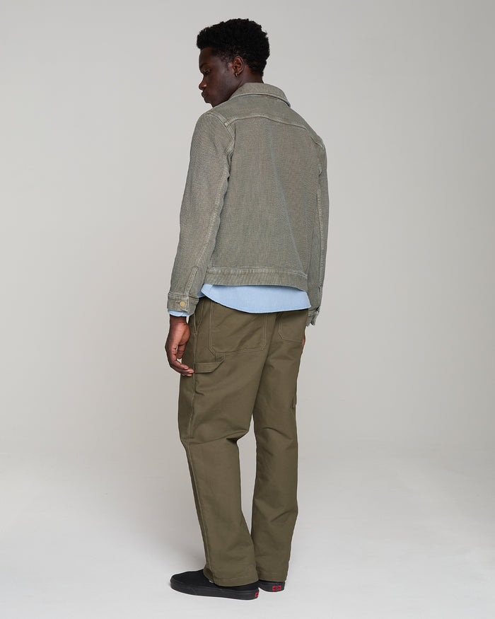 Eat Dust Type Dust Jacket A-Gi Cotton Grape Leaf