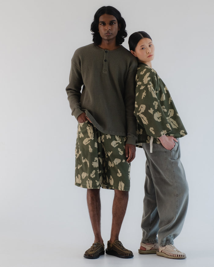 Eat Dust Venice Sweat Heavy Waffle Cotton Litchen