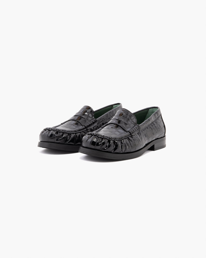 Eat Dust Vinny's Ogee Glossy Croco Black