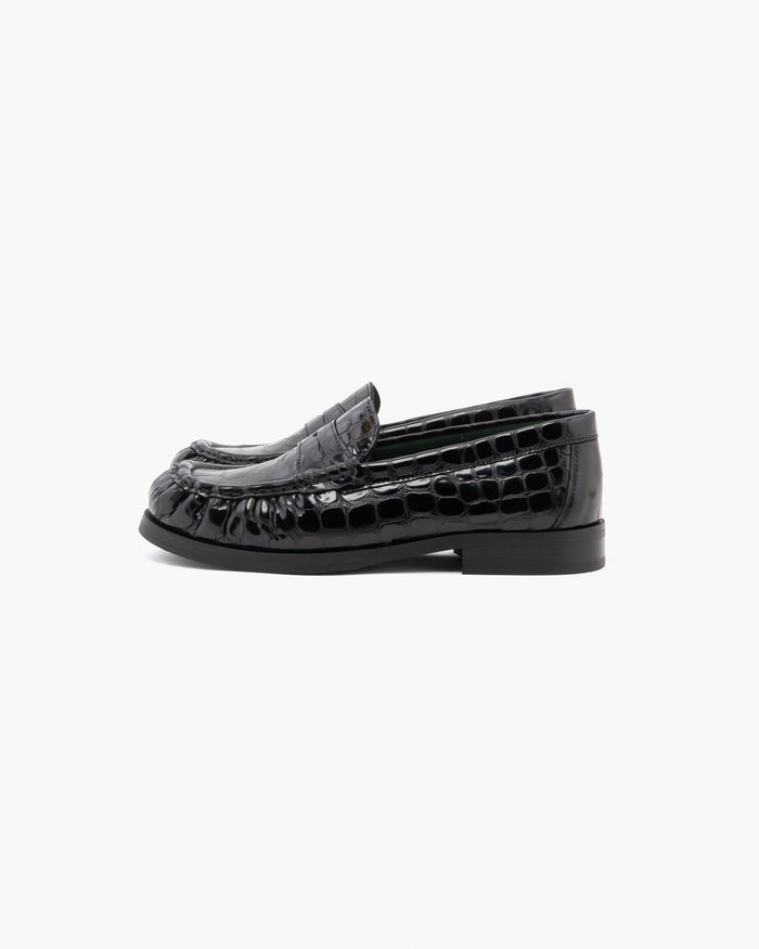 eat dust Vinny's Ogee Glossy Croco Black