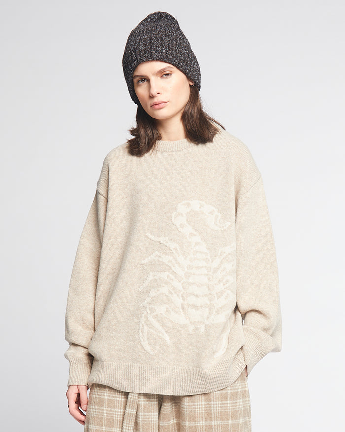 eat dust Wool Cashmere Beanie Anthracite Melange