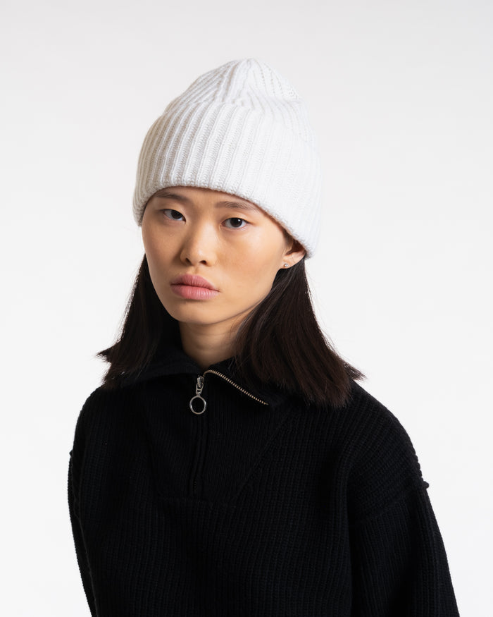 eat dust Wool Cashmere Beanie Cloud