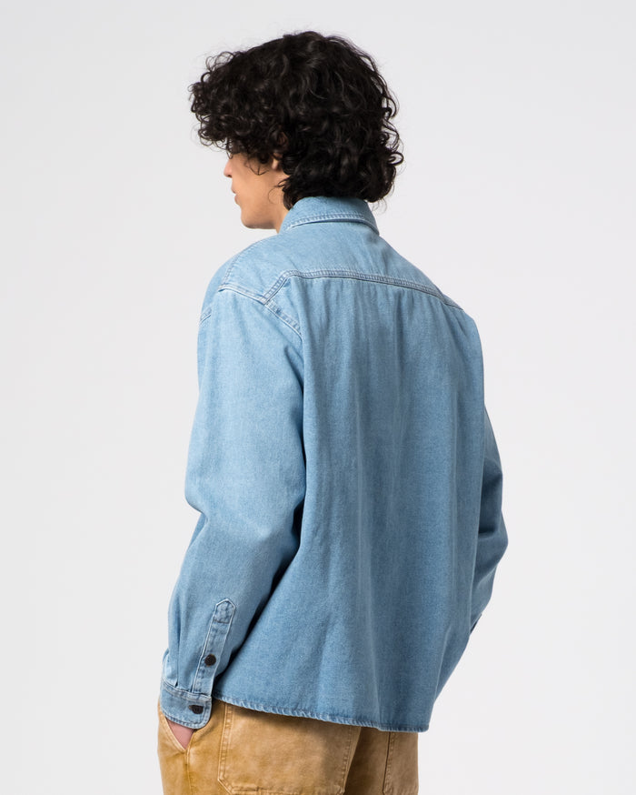 Eat Dust Workshirt Delhi Denim Blue/Bleached