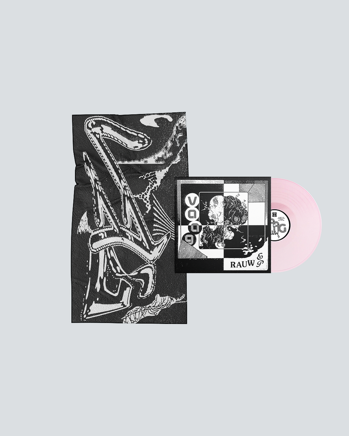 eat dust EP - Vaag : RAUW 12" Pink Vinyl + Limited Edition Beach Towel
