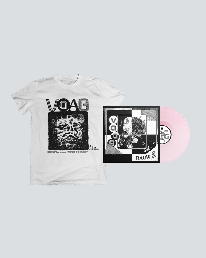 eat dust EP - Vaag : RAUW 12" Pink Vinyl + Limited Edition T-Shirt