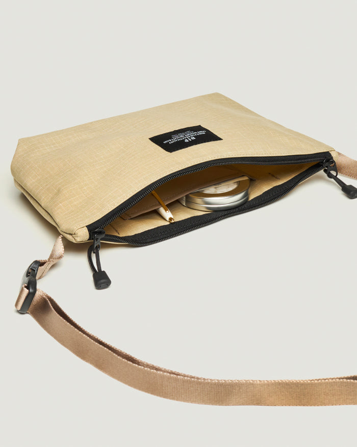 Eat Dust Fannypack Crossbody Spidelon Rip Spider Beige