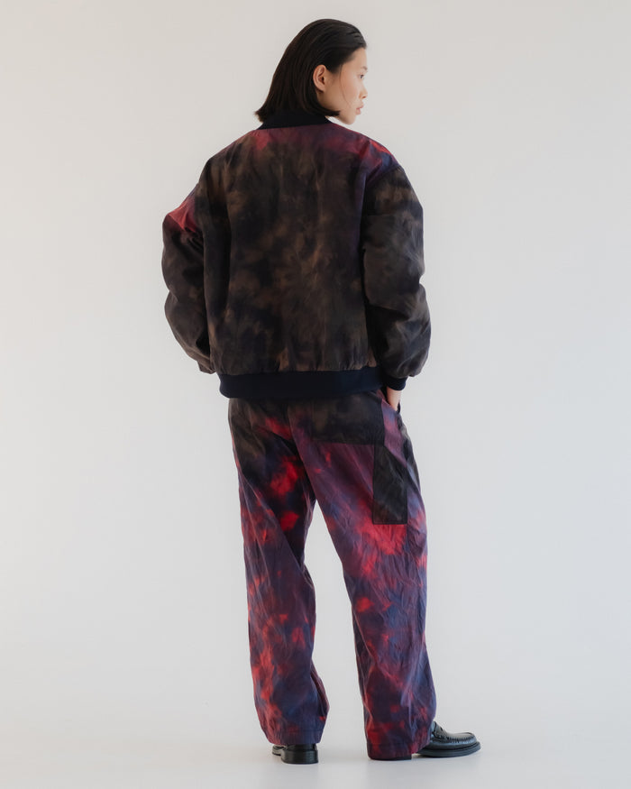 Eat Dust G.o.D Ambassador Pants Tie Dye Nylon Coral