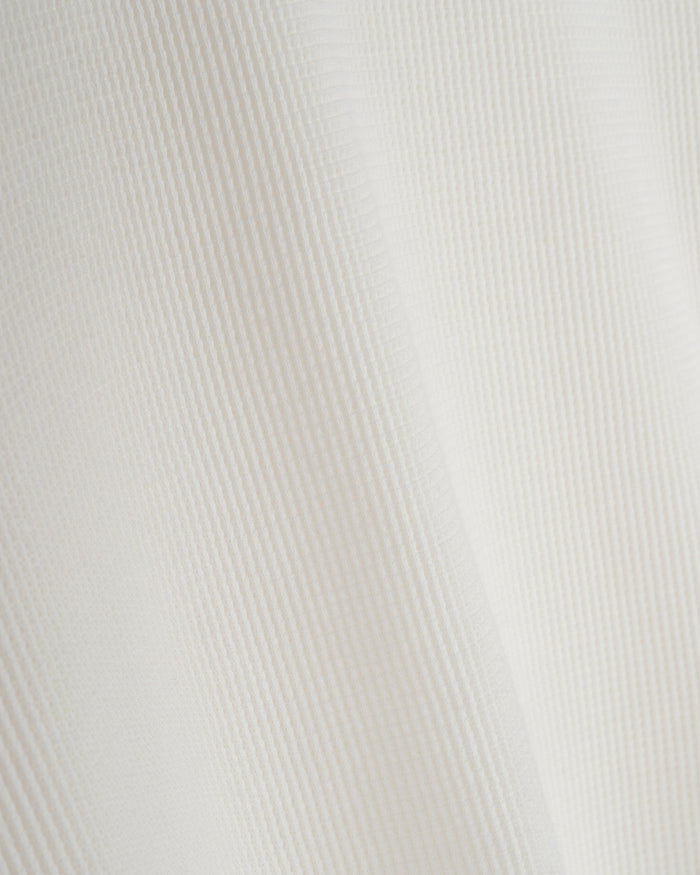 Eat Dust G.o.D Big T Cropped Waffle Jersey Off White