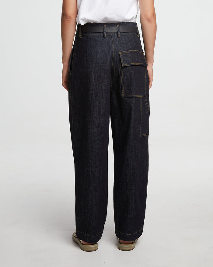 Eat Dust G.o.D British Worker Pants Regenerate Denim Blue