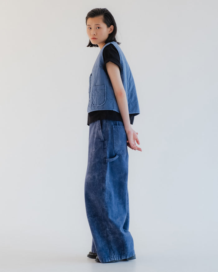 Eat Dust G.o.D Life Vest Cotton Quilt Infinity Blue