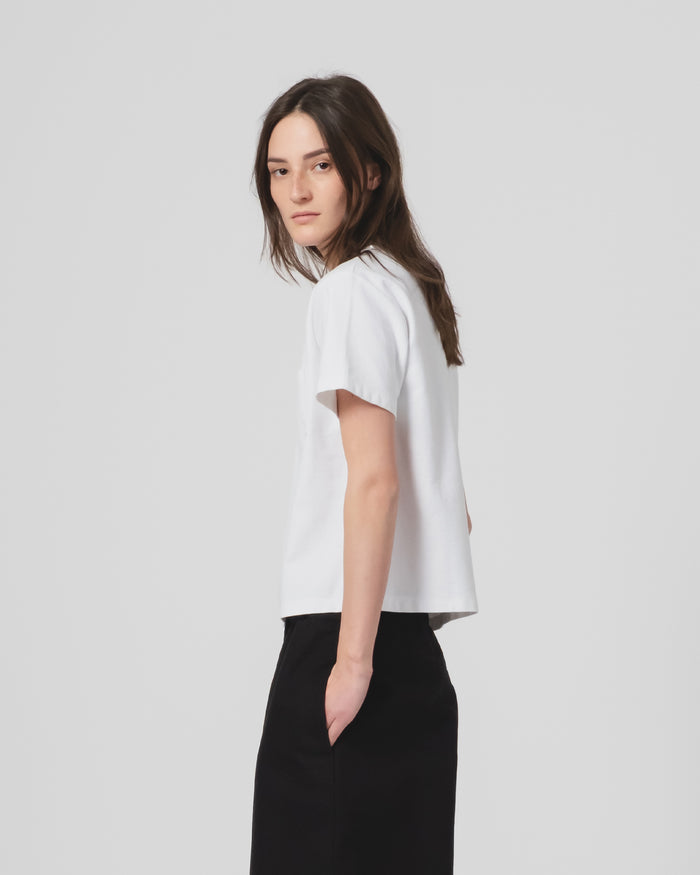 Eat Dust G.o.D Pocket T Organic Open End Jersey White