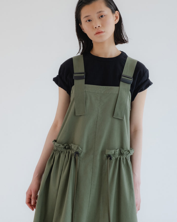 Eat Dust G.o.D Sun Dress Light Cotton Drill Litchen