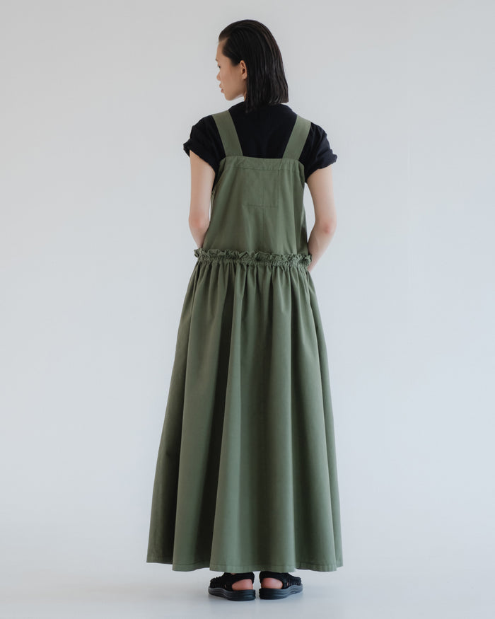 Eat Dust G.o.D Sun Dress Light Cotton Drill Litchen