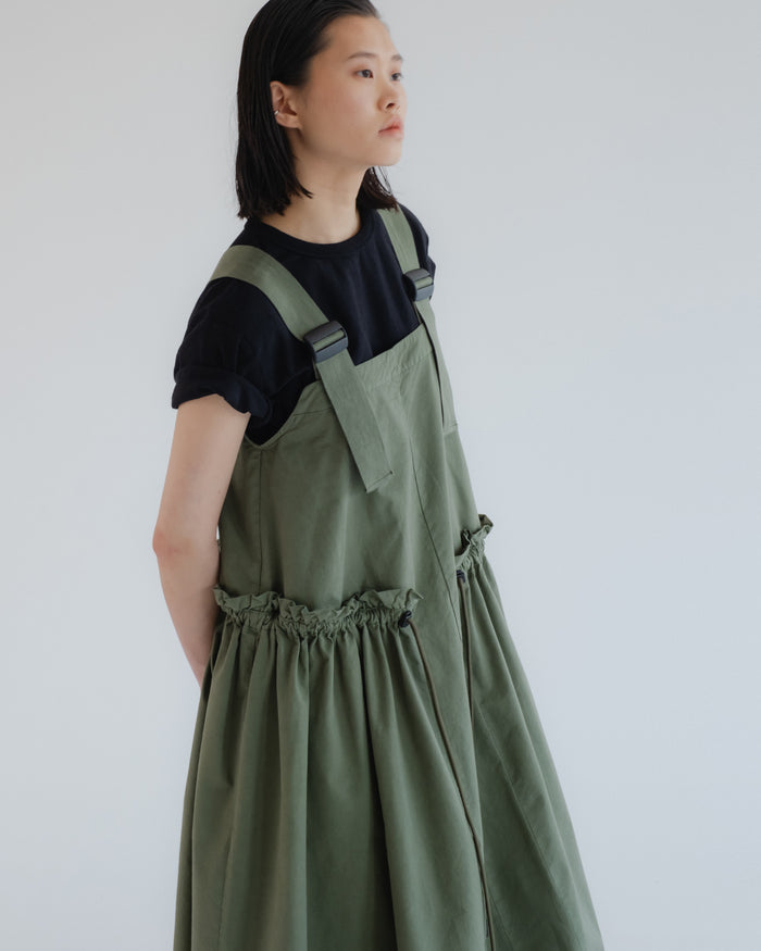 Eat Dust G.o.D Sun Dress Light Cotton Drill Litchen