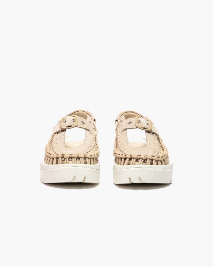 Eat Dust KEEN Uneek Platform Mary Jane : Safari/Star White