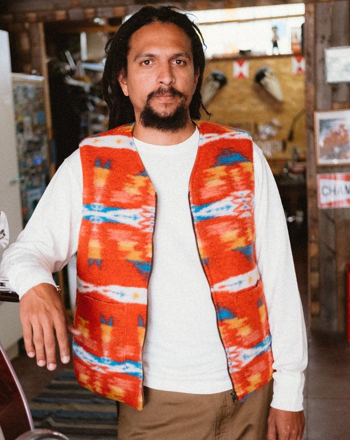 Eat Dust Ltd. Edition Deck Vest Joshua Wool Drap/Red