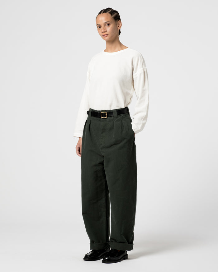 Eat Dust Officer Chino Nebraska Cotton Forest Green