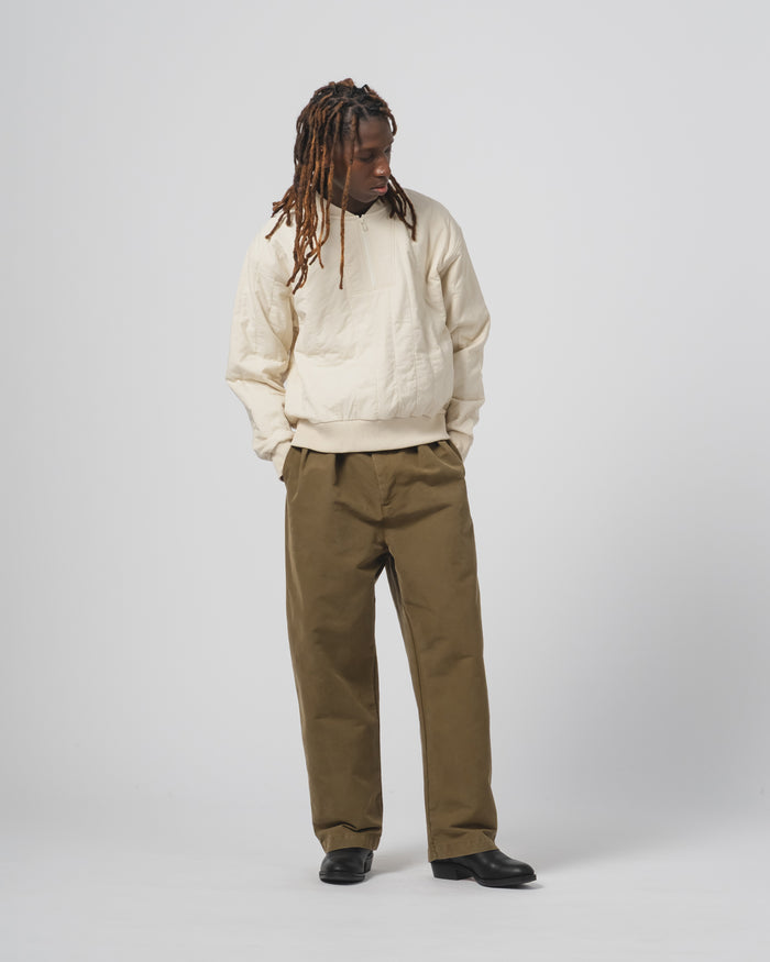 Eat Dust Officer Chino Nebraska Cotton Fossil Green