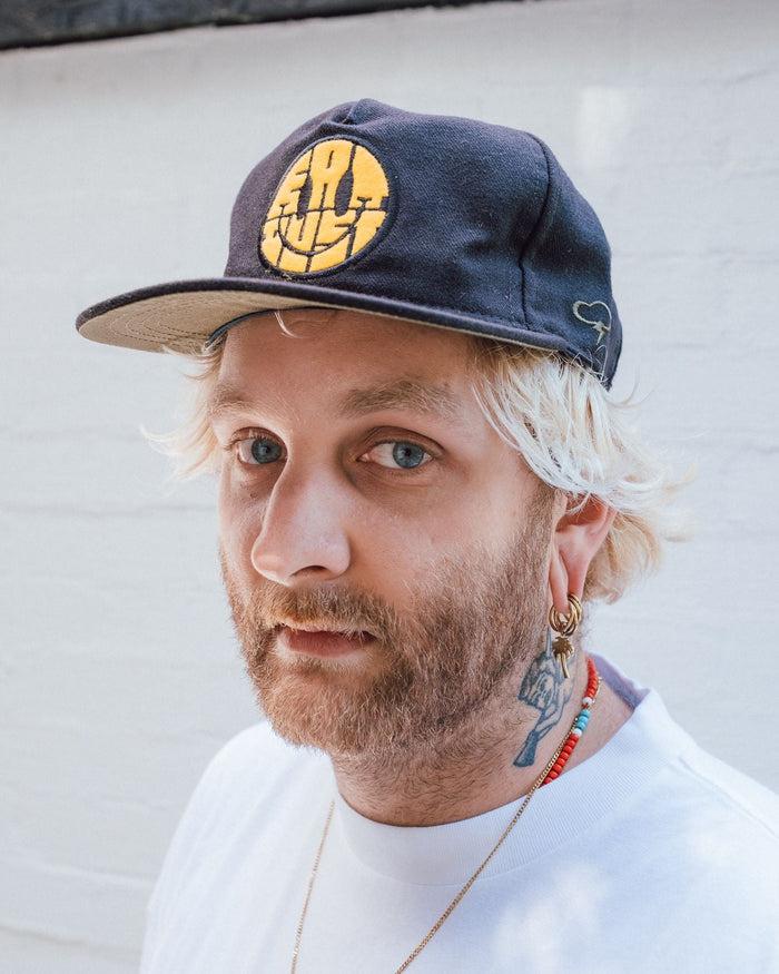 Eat Dust T.A.C. X Eat Dust Smilie Canvas Cotton Black