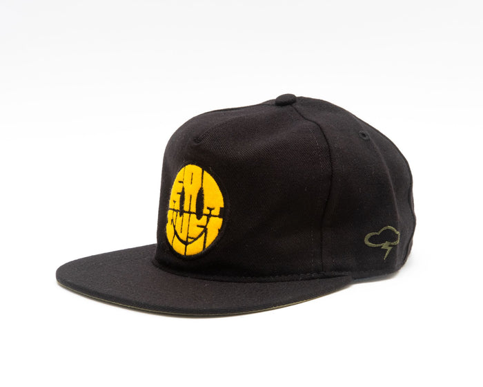 Eat Dust T.A.C. X Eat Dust Smilie Canvas Cotton Black