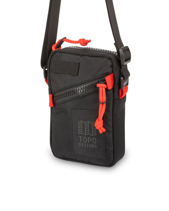 eat dust Topo Designs Mini Shoulder Bag Black/Black