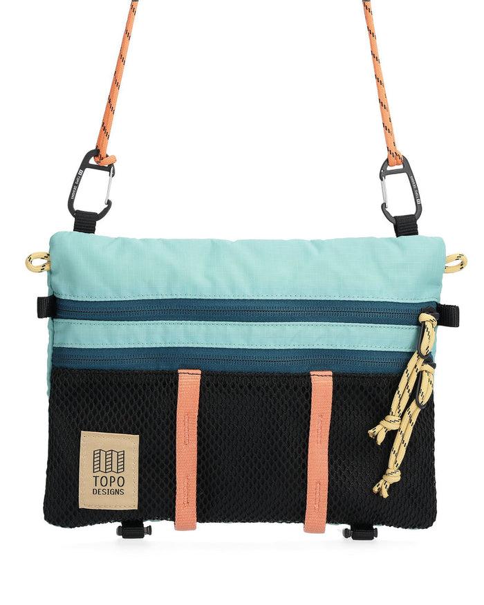 eat dust Topo Designs Mountain Accessory Shoulder Bag Geode Green/Black