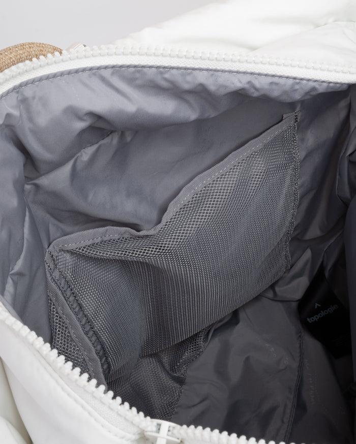 Eat Dust Topologie Cloud Tote Marshmallow + 10mm Rope Loop Coffee Melange