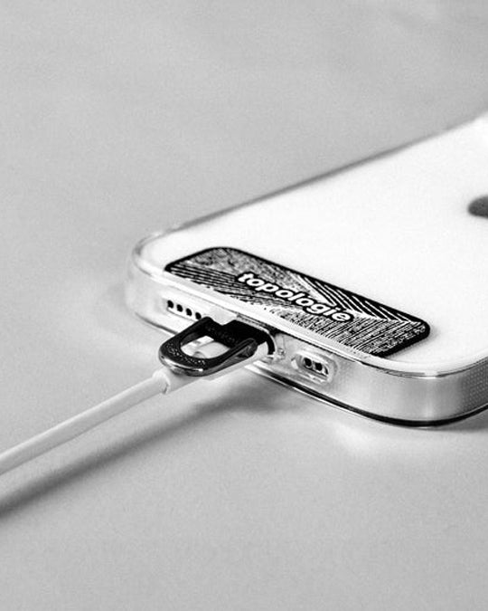 Eat Dust Topologie D-Ring Phone Strap Adapter Black