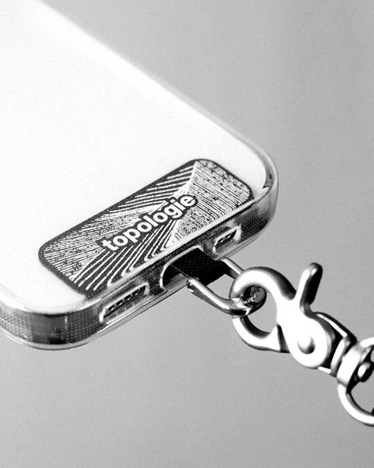 Eat Dust Topologie D-Ring Phone Strap Adapter Black