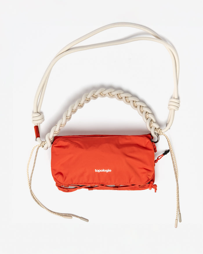 eat dust Topologie Wares Bottle Sacoche Red + 8mm Braided O-Rope Calico