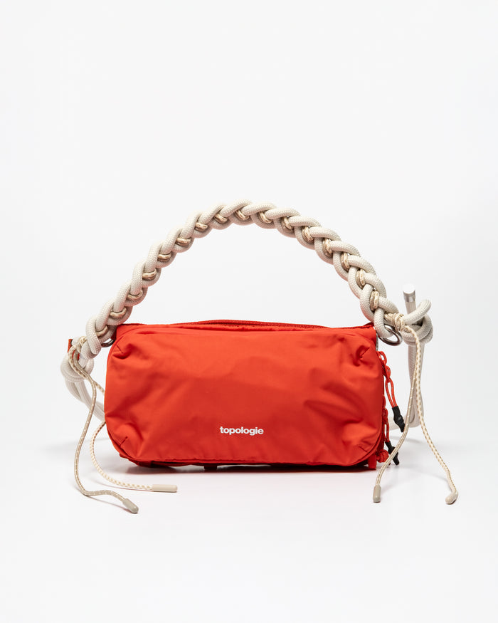 eat dust Topologie Wares Bottle Sacoche Red + 8mm Braided O-Rope Calico