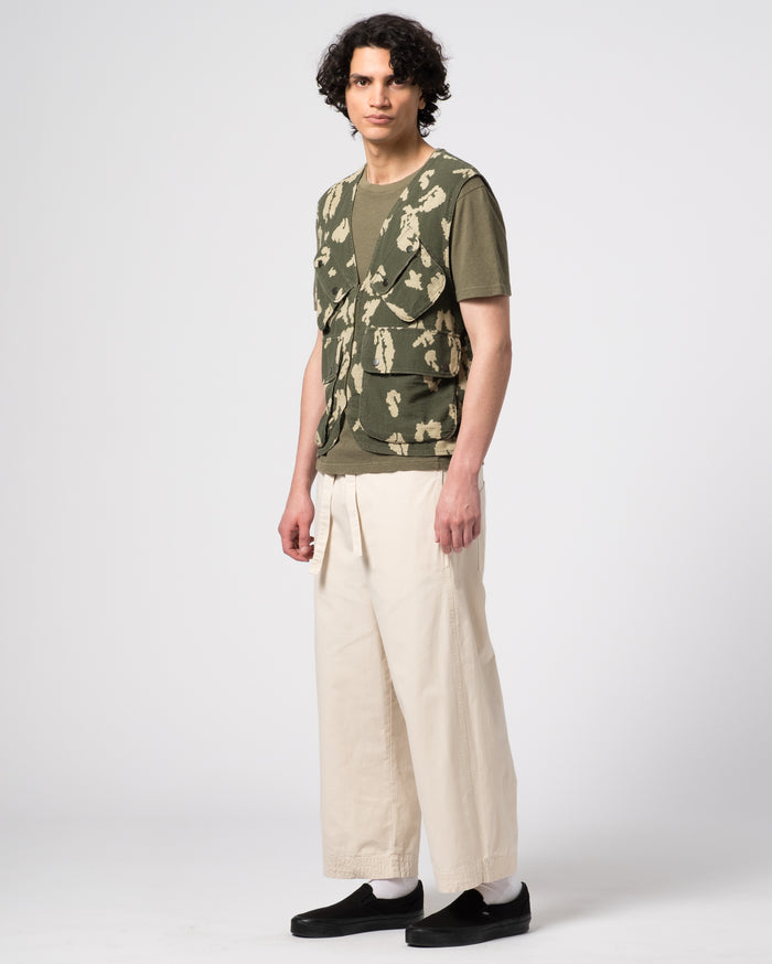 Eat Dust Tropical Vest Cloud Camo Mesh Light Green/Off White