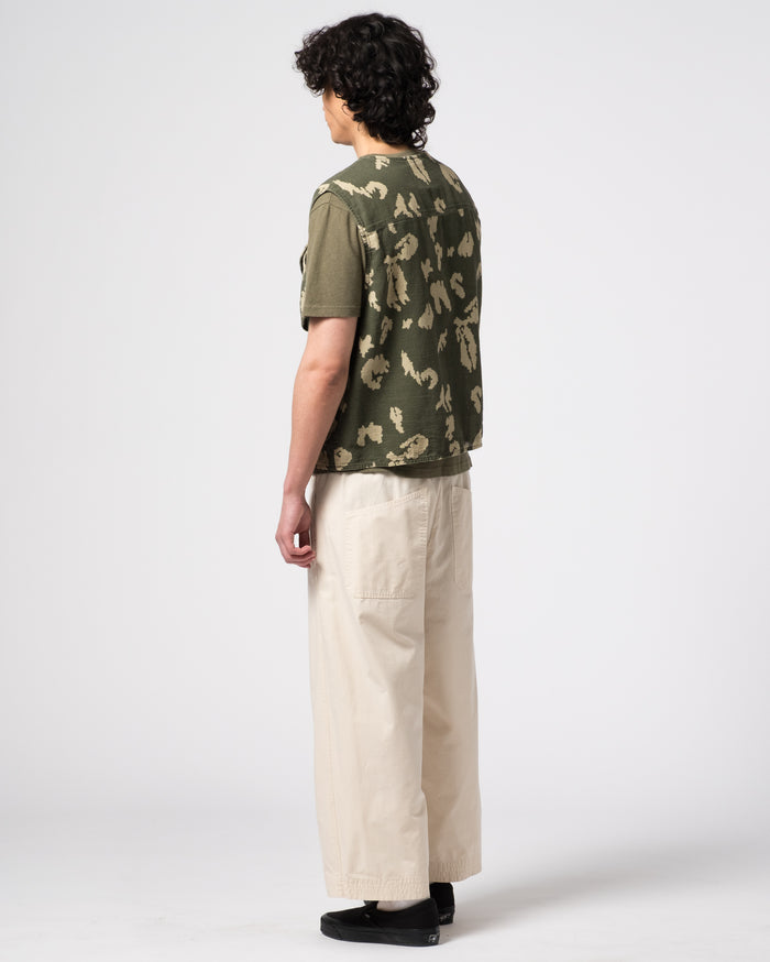 Eat Dust Tropical Vest Cloud Camo Mesh Light Green/Off White