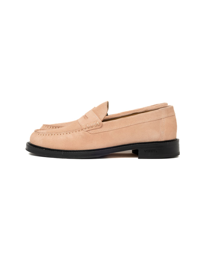 Eat Dust Vinny's Yardee Mocassin Loafer Suede Dusty Rose