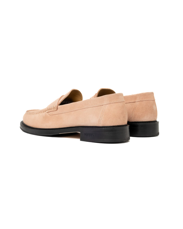 Eat Dust Vinny's Yardee Mocassin Loafer Suede Dusty Rose