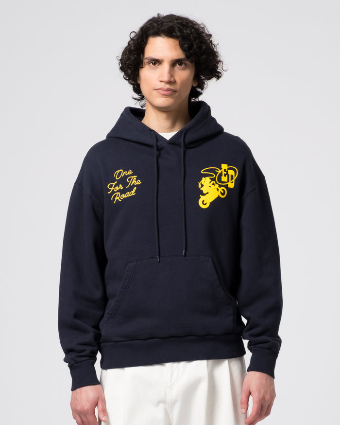 eat dust Western Sportswear Hoodie Basic Fleece Navy