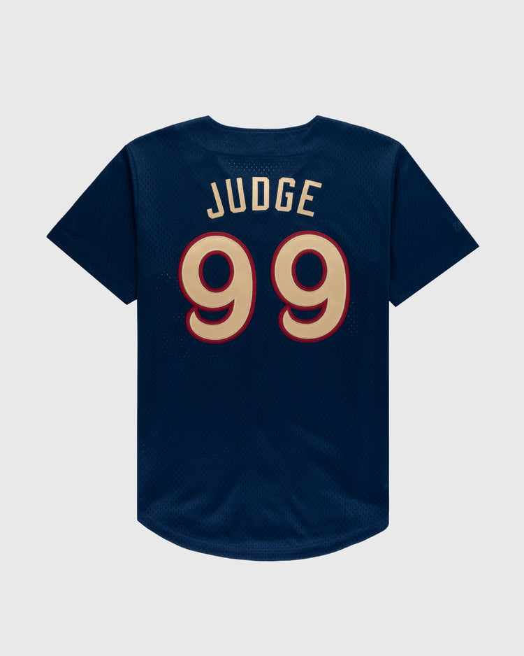 Ebbets Field Flannels Aaron Judge Scranton/Wilkes-Barre Railriders Mesh Button-Up Jersey