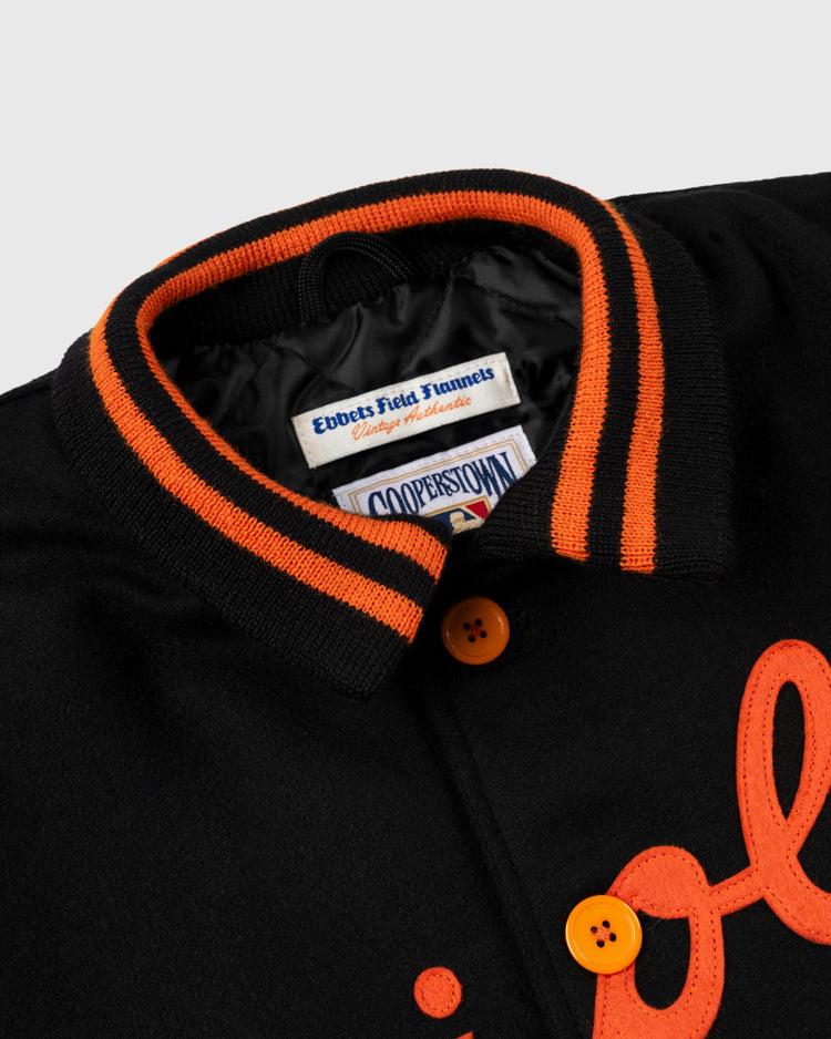 Ebbets Field Flannels Baltimore Orioles 1966 Authentic All Wool Varsity Jacket