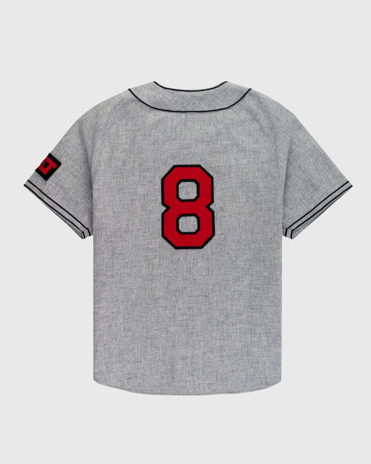 Ebbets Field Flannels Birmingham Black Barons 1948 Authentic Wool Road Baseball Jersey