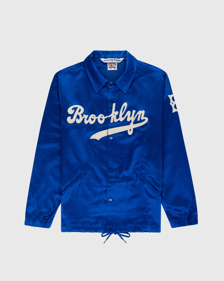 ebbets field flannels Brooklyn Dodgers 1945 Satin Windbreaker Jacket