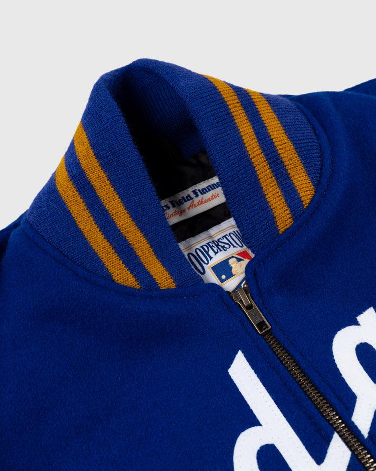 Ebbets Field Flannels Brooklyn Dodgers 1951 Authentic Wool & Leather Varsity Jacket