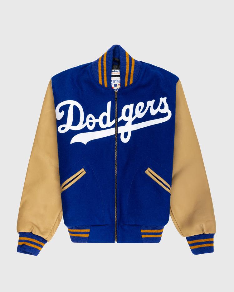 ebbets field flannels Brooklyn Dodgers 1951 Authentic Wool & Leather Varsity Jacket